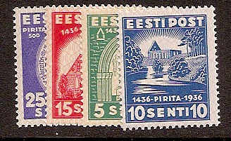 Baltic States ESTONIA Scott 134-7 Michel 120-3 