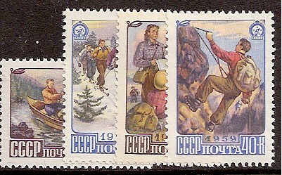 Soviet Russia - 1957-1961 YEAR 1959 Scott 2200-3 