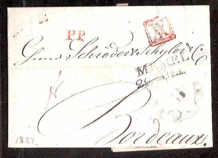 Russia Postal History - Stampless Covers ST.PETERSBURG Scott 4001827 