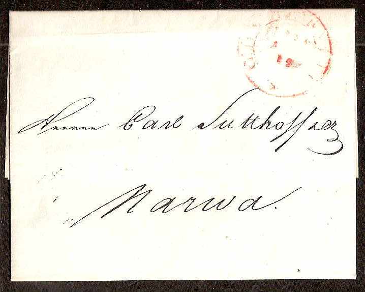 Russia Postal History - Stampless Covers ST.PETERSBURG Scott 4001825 