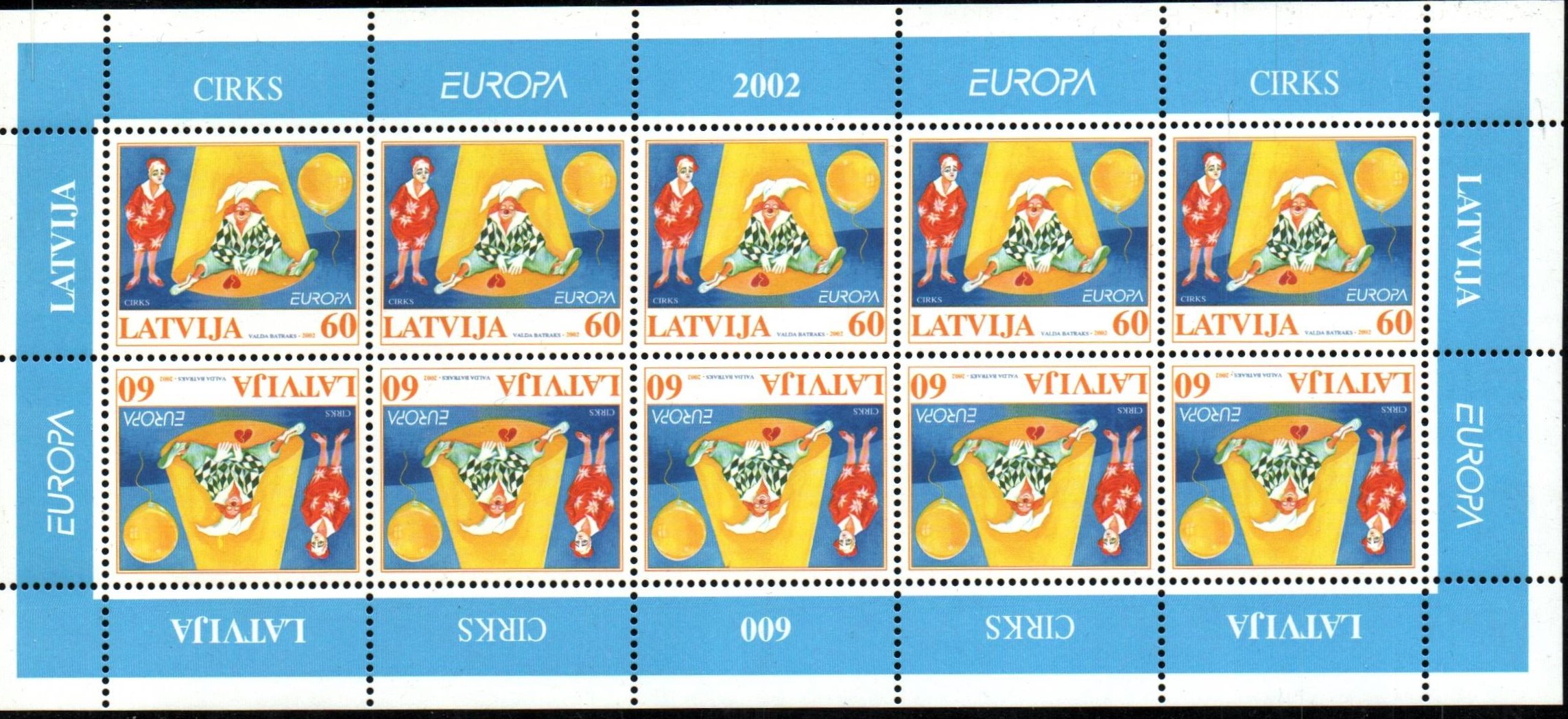 Baltic States Scott 549a Michel 568Klb 