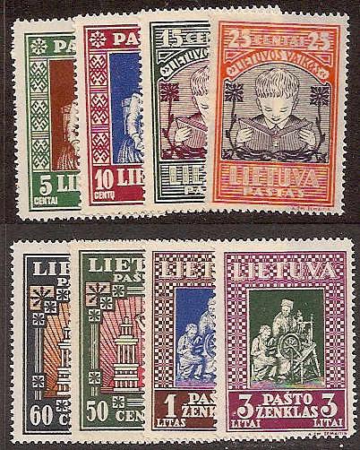 Baltic States LITHUANIA Scott 277C-K Michel 364-71A 