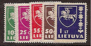 Baltic States LITHUANIA Scott 301-5 Michel 413-16 