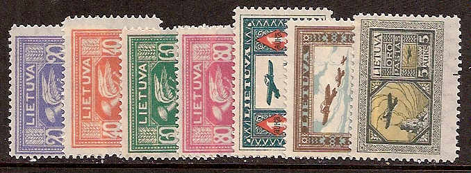 Baltic States LITHUANIA Scott C1-7 Michel 102-8 