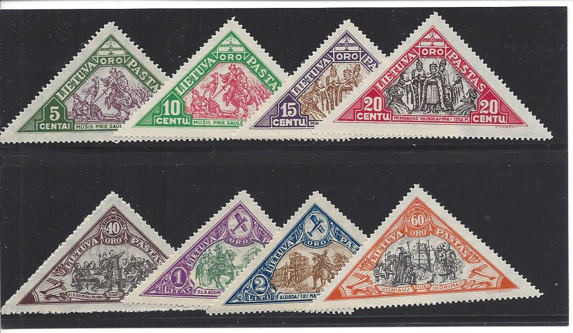 Baltic States LITHUANIA Scott C55-62p Michel 340-7A 